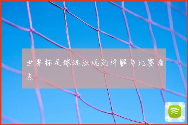 世界杯足球玩法规则详解与比赛看点